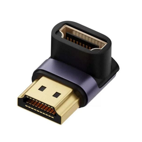 90도 hdmi 연장 젠더 ㄱ자 hdmi 2.1 젠더 직각 하향 - 상품 이미지