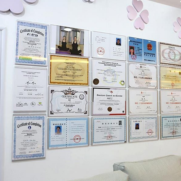 전시용 a4 아크릴 액자 벽걸이 a4 자석 액자 사무실 부착