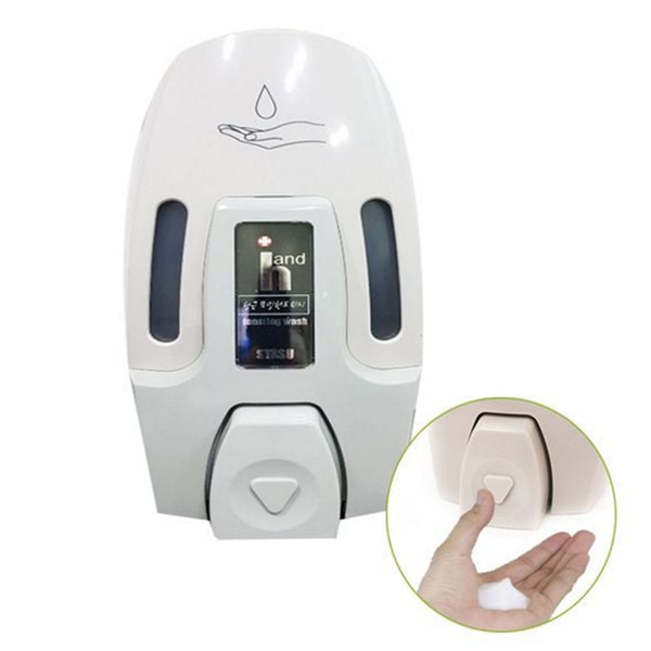 수동 거품 비누 디스펜서 벽걸이 비누 디스펜서 손소독제 800ml 욕실 - 상품 이미지
