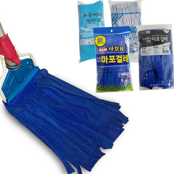 흡수력 교체용 마포 걸레 리필용 초극세사 대걸레 청소용 사무실 - 상품 이미지