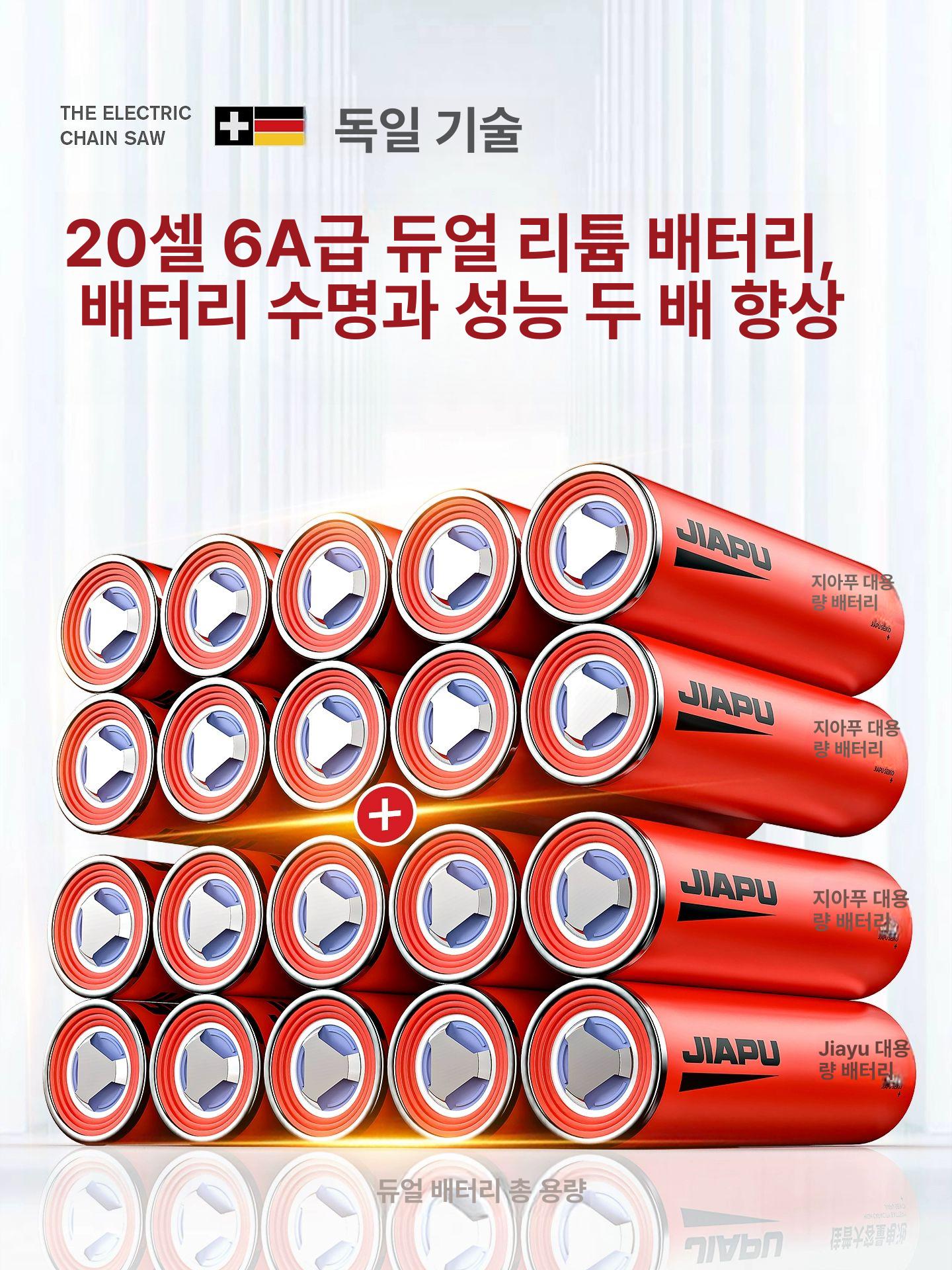 충전톱 충전식 전동 엔진 전기 체인 무선 절단 기술 세트 벌목 나무톱 소형 - 상세 이미지 5