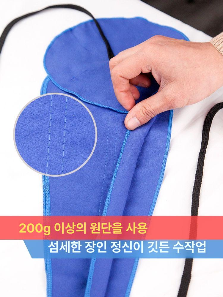 색소폰청소천 알토 테너 청소용 걸레 블루 - 상세 이미지 3