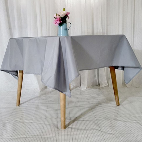 정사각 방수 식탁보 4인용 방수 테이블보 140x140 야외용 파티용