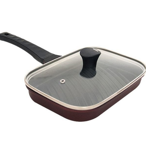 직사각 인덕션 생선 팬 뚜껑 인덕션 그릴 팬 삼겹살 구이