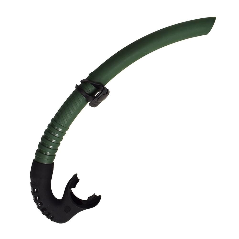 Palantic Green Spearfishing 프리 다이브 스노클 로우 원 플렉시블 사이즈 볼륨 Green - 상세 이미지 2