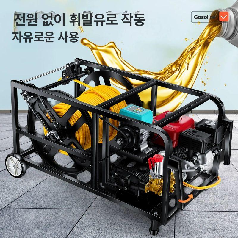 권취기 살포기 고압 원격 리모컨 농업용 살충제 슬라이더 전기 시동 호스 자동 + 리모컨 - 상세 이미지 5