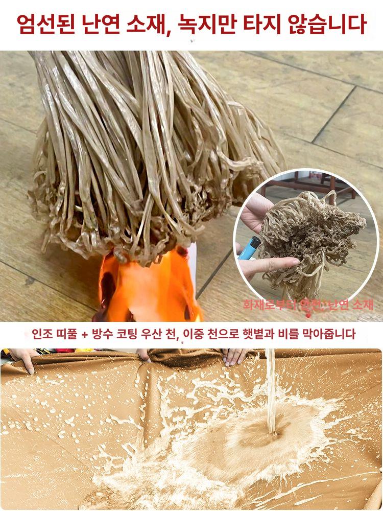 야외 테라스 파빌리온 바베큐장 파고라 쉼터 원두막 펜션 5 5m 텐트 측면커튼없음 - 상세 이미지 3