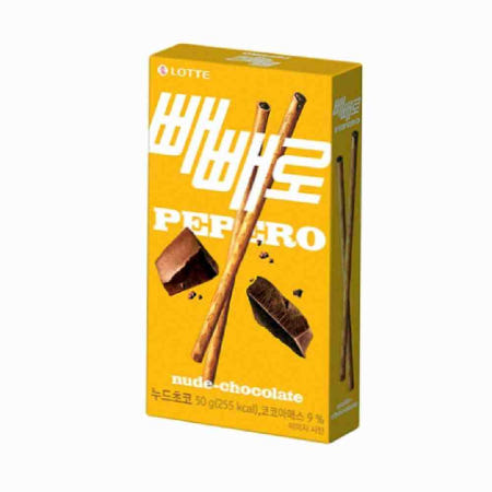 올몰 누드초코 빼빼로 50g 막대과자 사무실쿠키 빼빼로누드 초코스틱과자