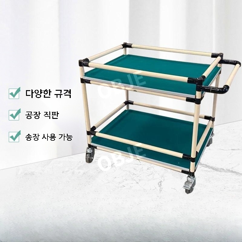 이동식 정전기방지 작업카트 제전 트롤리 공장 실험실 작업대 구루마 포장 - 상세 이미지 3