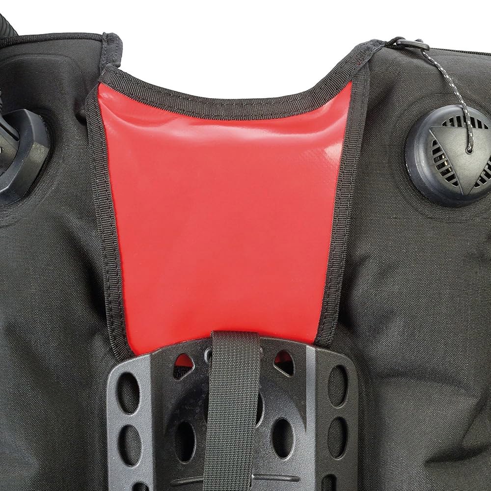 Cressi 솔리드 재킷 스타일 BCD, XS 블랙/레드, XX-Small Black/Red - 상세 이미지 2