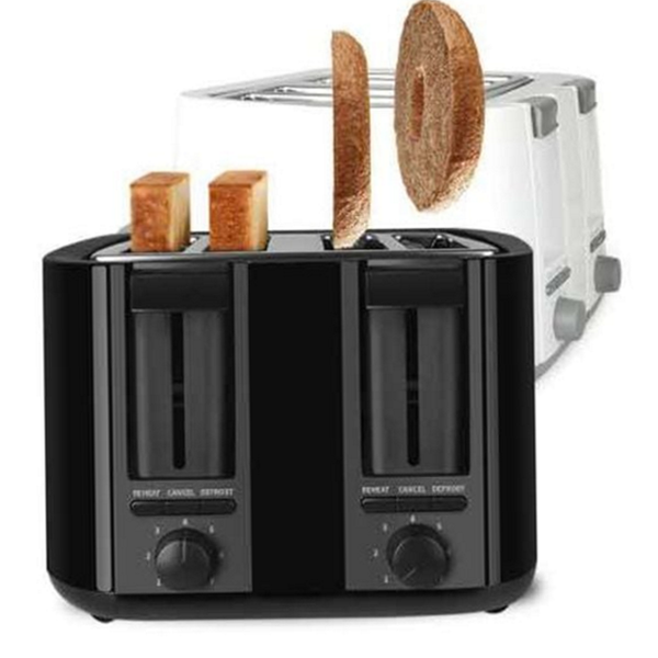 넉넉한 4구 토스터기 듀얼 와이드 토스터기 식빵 해동