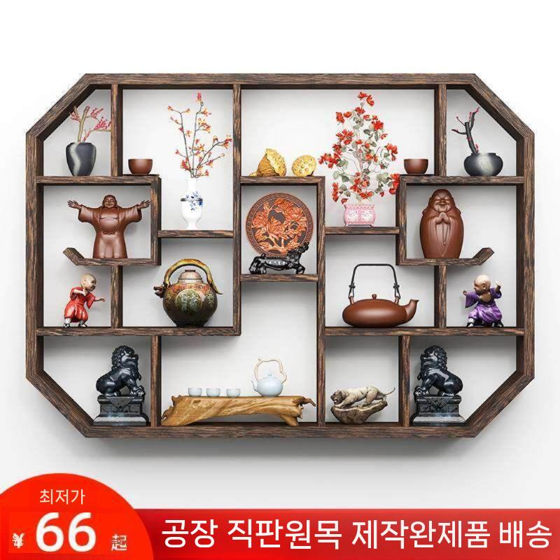 커피장 중형 장식장 그릇 벽걸이 컵장 찬장 주방 술장식장 양주장식장 진열장 양주 위스키 - 상세 이미지 2