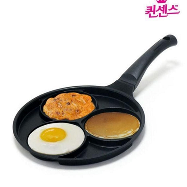 멀티 3구 후라이팬 에그 인덕션 후라이팬 계란 간식용