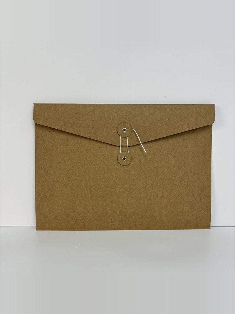 앨범용 문서 봉투 크래프트 잠금 사진 보관 투명 사무용 레드a5사이즈 10개23 x 16cm - 상세 이미지 3