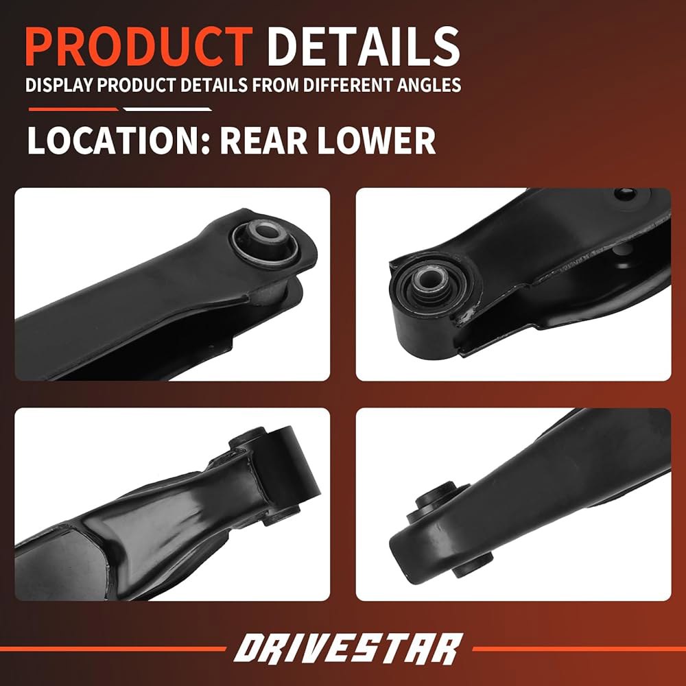 DRIVESTAR MS251007 핏 2007-2011 지프 조수석 암, 2개 컴퍼스/패트리어트/닷지 사이드 후면 하단 운전자 및 컨트롤 캘리퍼, MS251007x2 - 상세 이미지 2