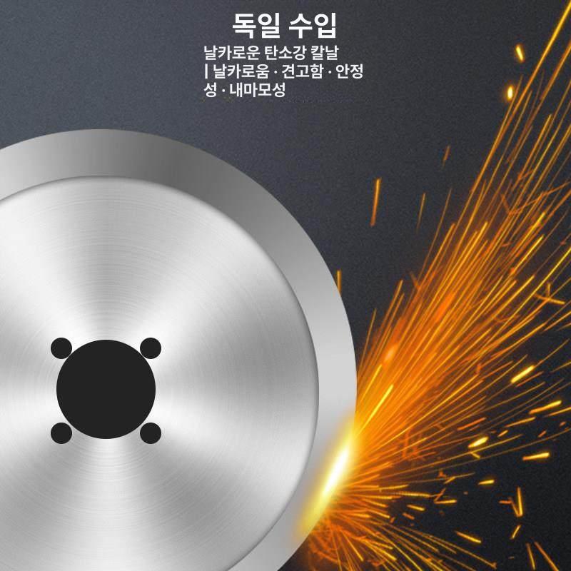 고기 절단기 탁상용 고기절단기 샤브샤브용 슬라이서 고속 9인치 22 반자동 표준 210w 수동 급지 - 상세 이미지 3