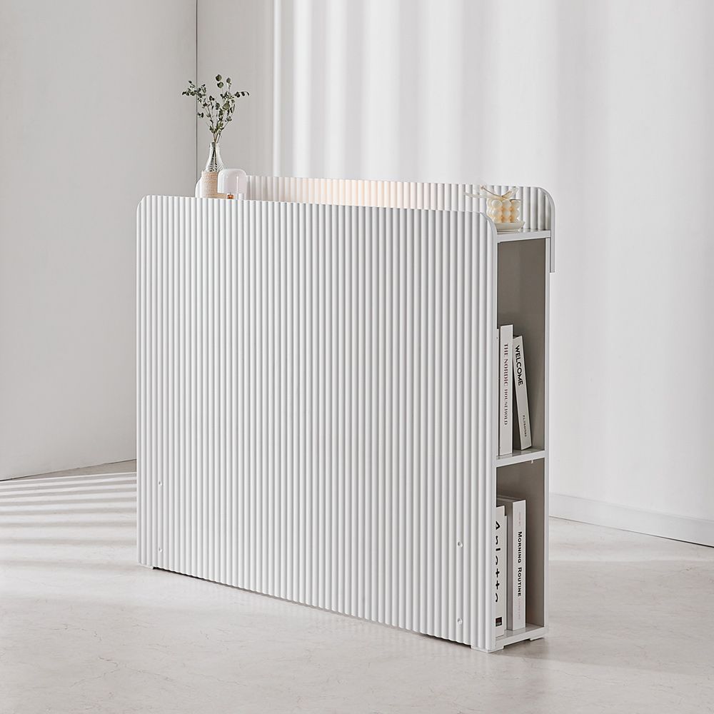 가구의서 LED 템바보드 침대헤드 틈새수납장 SS 1110x210x952mm