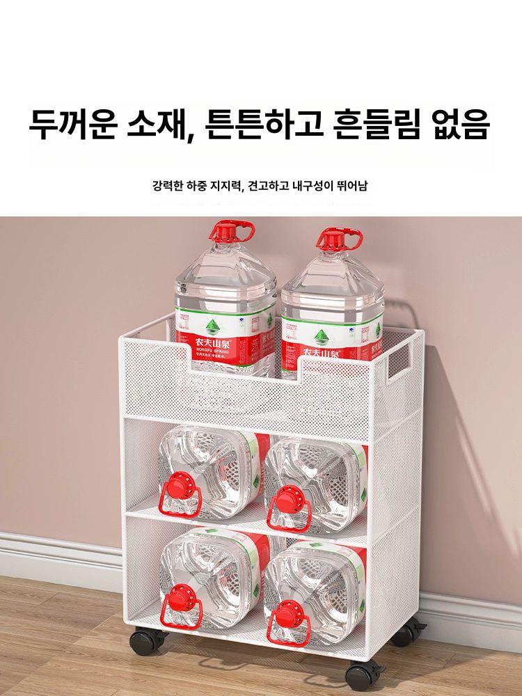 이동식 북카트 트롤리 선반 책장 도서관 책상밑수납 책정리 카트 북트레이 철제 - 상세 이미지 5