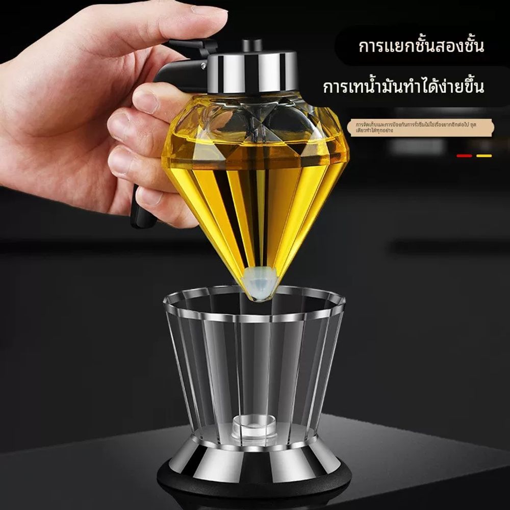 가정용 유리 꿀디스펜서 다이아몬드 허니 wp 꿀단지 허니 A. 스트레이트컷 버전 100ml - 상세 이미지 3