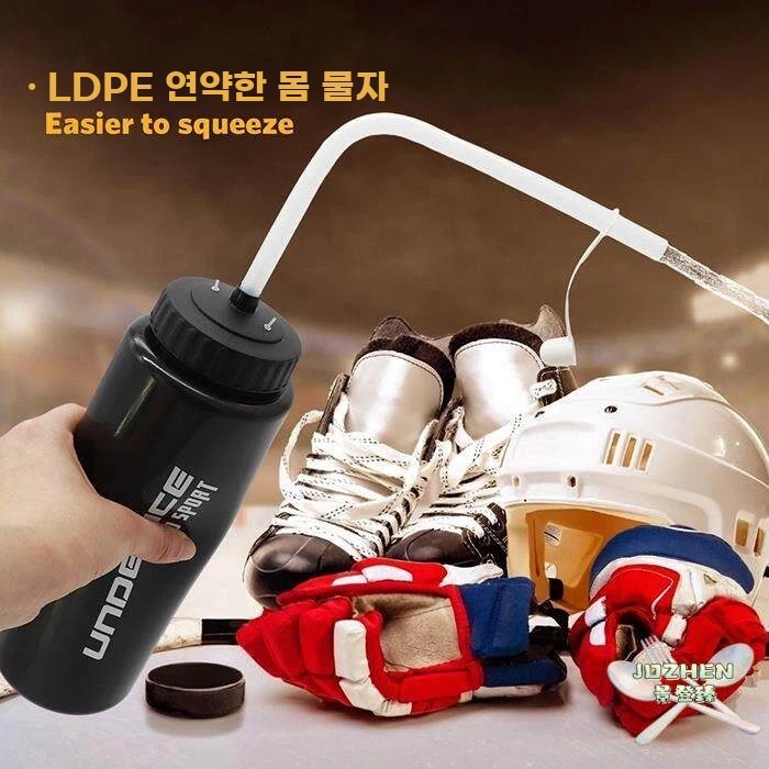 아이스하키물통 스포츠 대용량 아이스하키 자전거 A. 500ml-1000ml 주황색 긴 노즐 - 상세 이미지 2