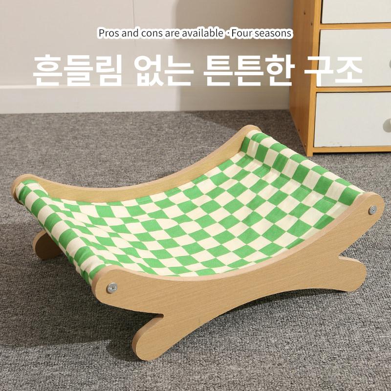 고양이 스크래쳐 스크레쳐 펫퓨전 매트 원목 침대 원형 장난감 반영구 - 상세 이미지 2