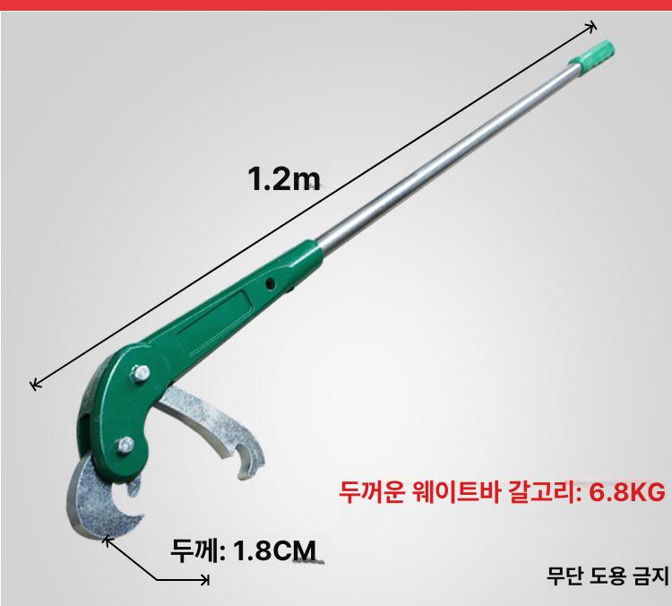 수동 타이어 탈착기 공구 분리기 정비 교체 바이크 분리 해체 분해 트럭 정비소 탈거기 - 상세 이미지 4