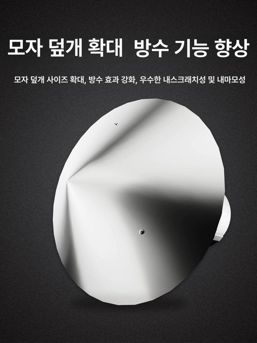 배관 연통 덮개 방풍 레인캡 삿갓 환기 역풍 차단 덕트 아연도금 철판 지름 7cm - 상세 이미지 5