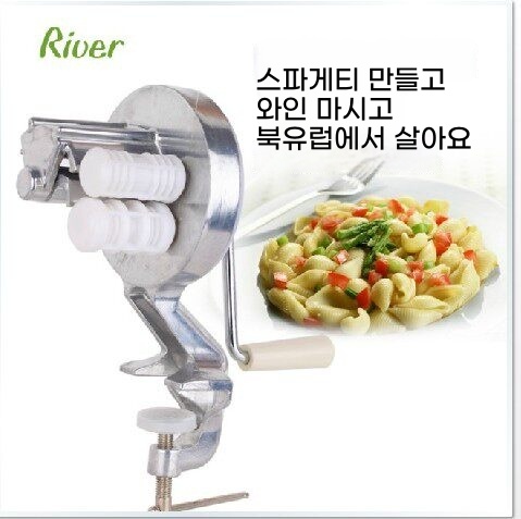 뇨끼 A. 이탈리아 마카로니 국수 기계 매뉴얼 국수 기계 국수 기계 손 크랭크 국수 프레스 - 상품 이미지