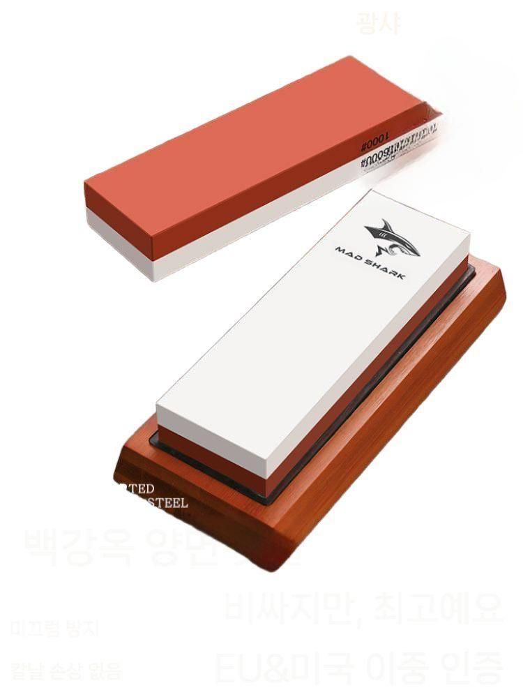 숫돌 전문가용 고급 연마석 도구 숯돌 인의흑막 가위 주방용 칼갈이 세라믹 - 상세 이미지 2