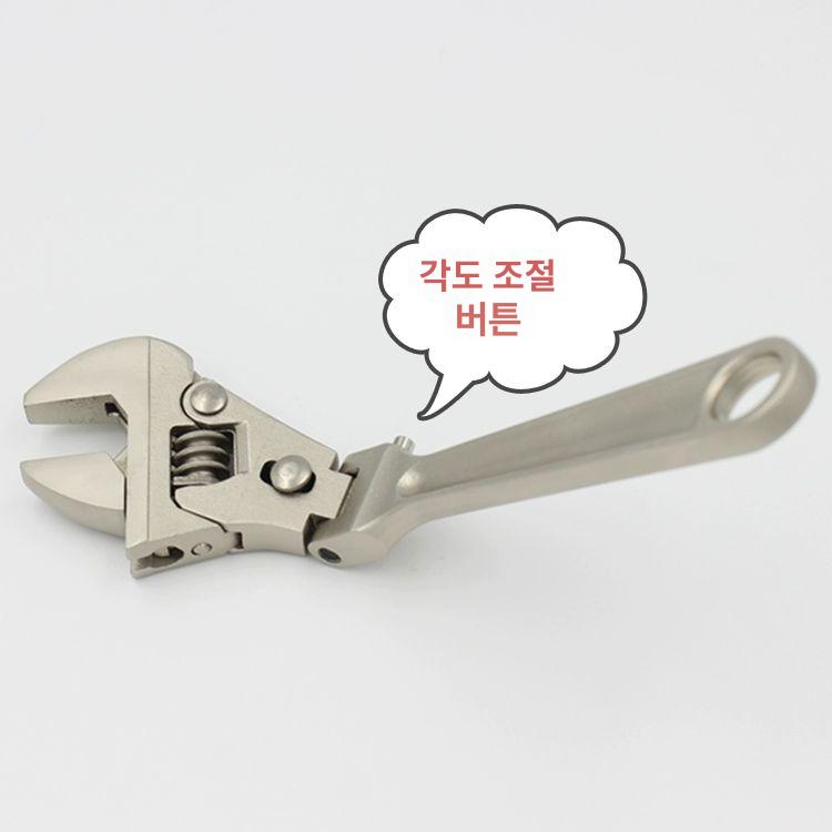 스윙 래칫 렌치 몽키스패너 배관 수공구 몽키 스페너 편리한 각도 조절 - 상세 이미지 3