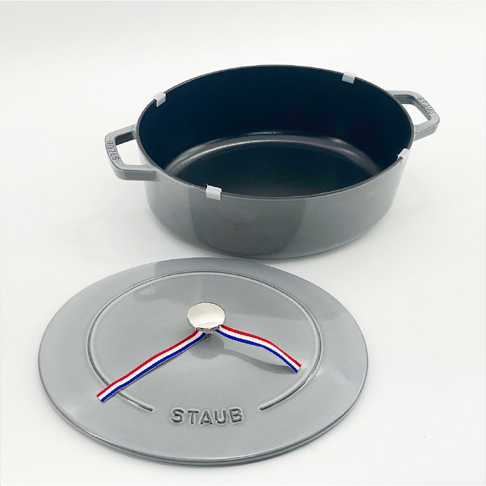 스타우브 STAUB 타원형 아시아볼 31cm 그레이 164093118-B 프랑스 B품 - 상세 이미지 4
