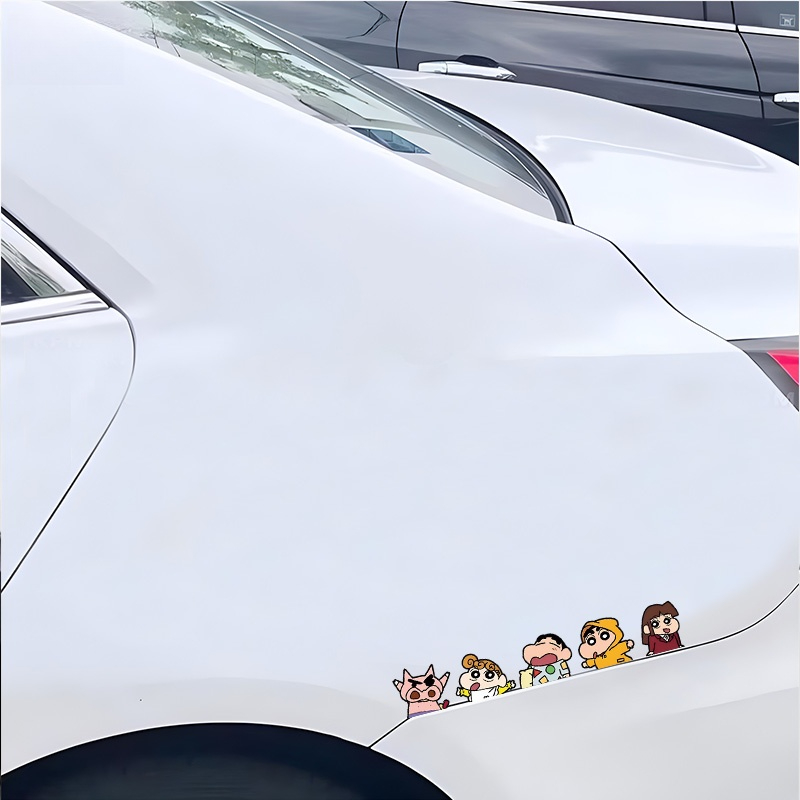 짱구 자동차 스티커 오토바이 차량 데코 범퍼 코너 장식 인테리어 크레용 신짱 스타일 C - 상세 이미지 2