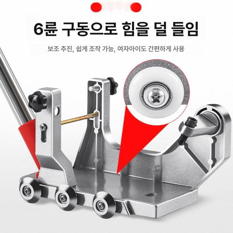 바닥 절단기 아스팔트 컷팅 시멘트 커팅 고속 홈파기 브래킷 + 앵글 그라인더 + 제이드 - 상세 이미지 5