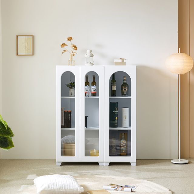 가구의서 G6505 유리 장식장 세트 1000x415x1260mm