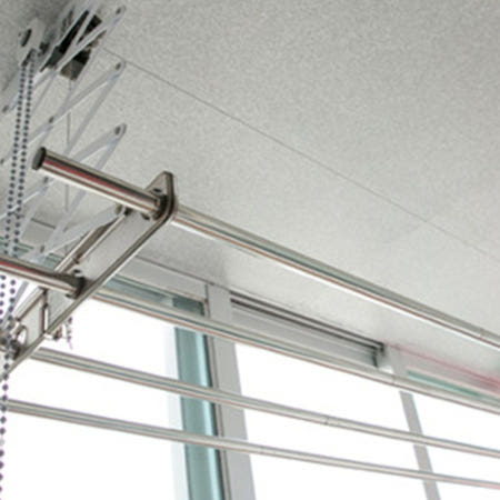 [이이오품] 베란다빨래건조대 베란다빨래걸이 반자동건조대 CH4180