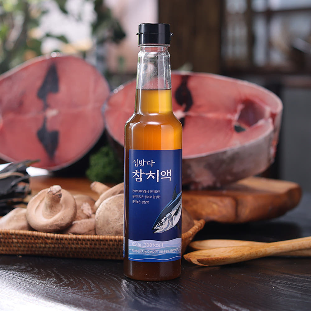 심밧다 프리미엄 참치액 어간장 650ml, 1개 - 상품 이미지