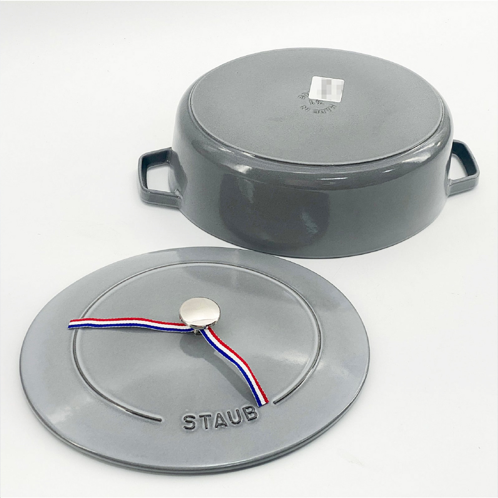 스타우브 STAUB 타원형 아시아볼 31cm 그레이 164093118-B 프랑스 B품 - 상세 이미지 5