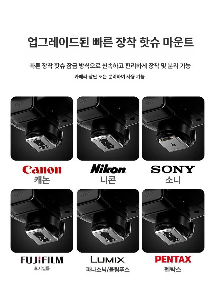 송신기 무선 동조기 촬영 OLED 디스플레이 고속 사진 V1 Mid 플래시라이트 표준 캐논 버전 단일터치지원 - 상세 이미지 5