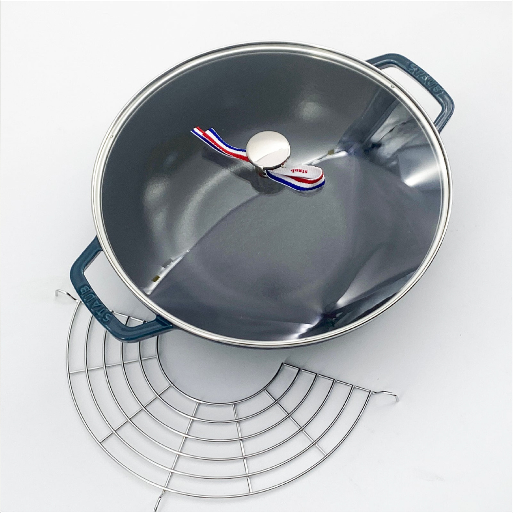 스타우브 STAUB스몰웍 30cm 라메르 13192937-B (튀김망 포함) 프랑스 B품 - 상세 이미지 3