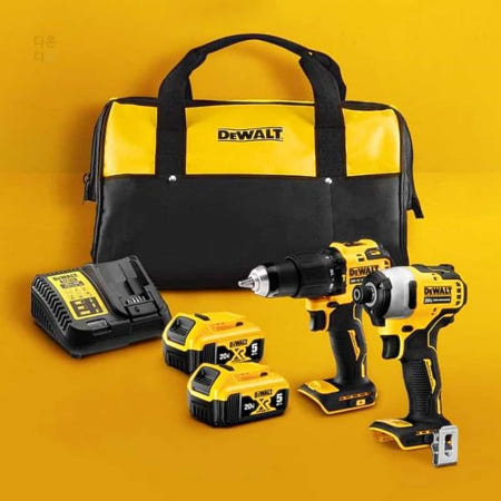 다온다샵 충전콤보세트 임팩809+햄머709 20V DCK2062P2 해머드릴 충전인팩드릴 임팩트드라이버 무선전동드릴 임펙드라이버