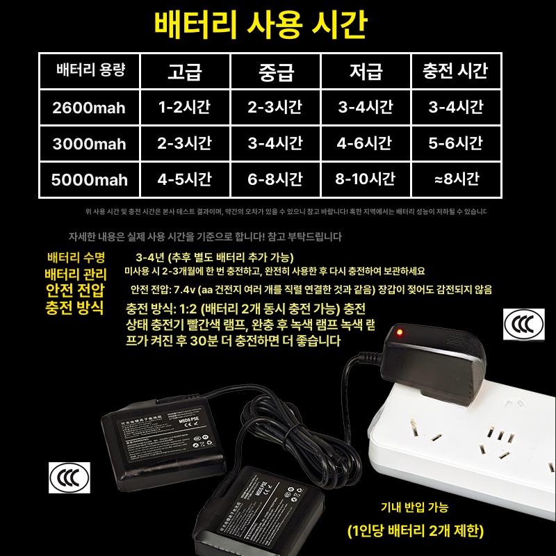 양면열선 발열장갑 충전식 오토바이 온열 방수 양면발열 방한 보온 겨울 장갑 고온 - 상세 이미지 3