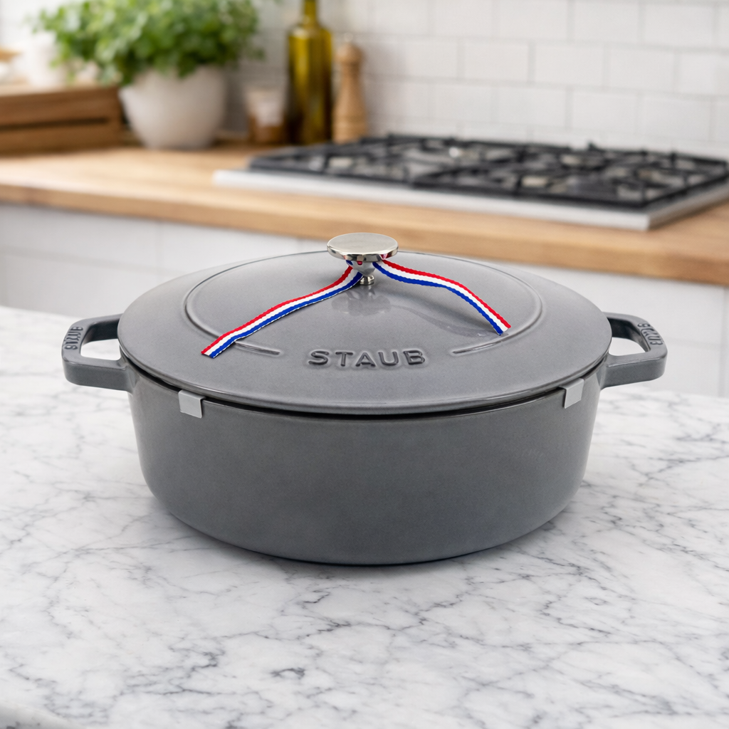 스타우브 STAUB 타원형 아시아볼 31cm 그레이 164093118-B 프랑스 B품 - 상품 이미지