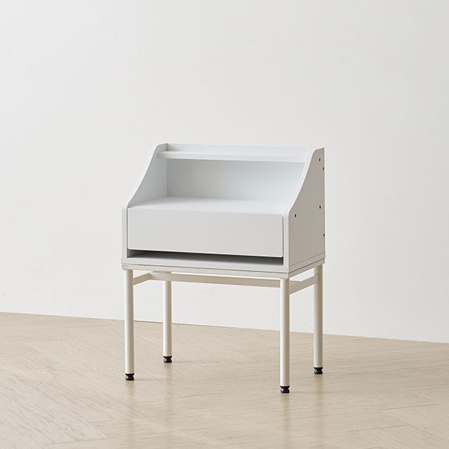 가구의서 버터화이트 좌식 서랍 화장대 500x300x635mm - 상품 이미지