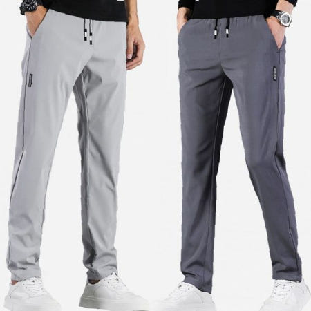남성 허리밴딩 슬림핏 트레이닝 바지 기모 안감 겨울 등산복 골프웨어 운동복