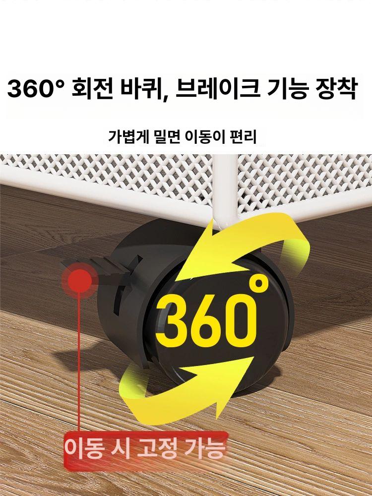 이동식 북카트 트롤리 선반 책장 도서관 책상밑수납 책정리 카트 북트레이 철제 - 상세 이미지 4
