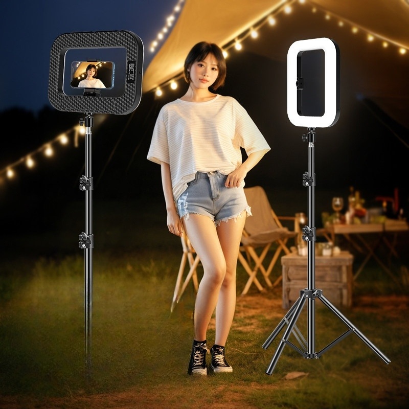 스마트폰 양손 조명 릴스 유튜브 라이브방송 화상회의 브이로그 셀카 동영상 촬영용 LED - 상세 이미지 4