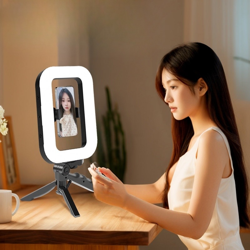 스마트폰 양손 조명 릴스 유튜브 라이브방송 화상회의 브이로그 셀카 동영상 촬영용 LED - 상세 이미지 3