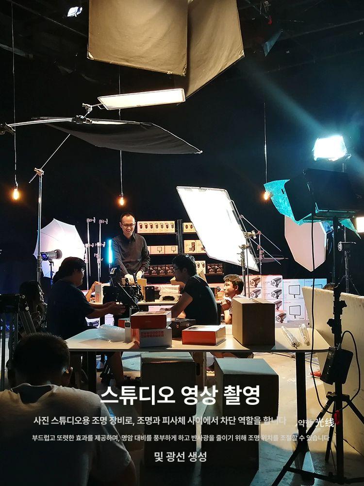 촬영 배경판 그린뒷배경 유튜브 방송용 조명 확산판 홈 90 120cm 소프트 - 상세 이미지 5