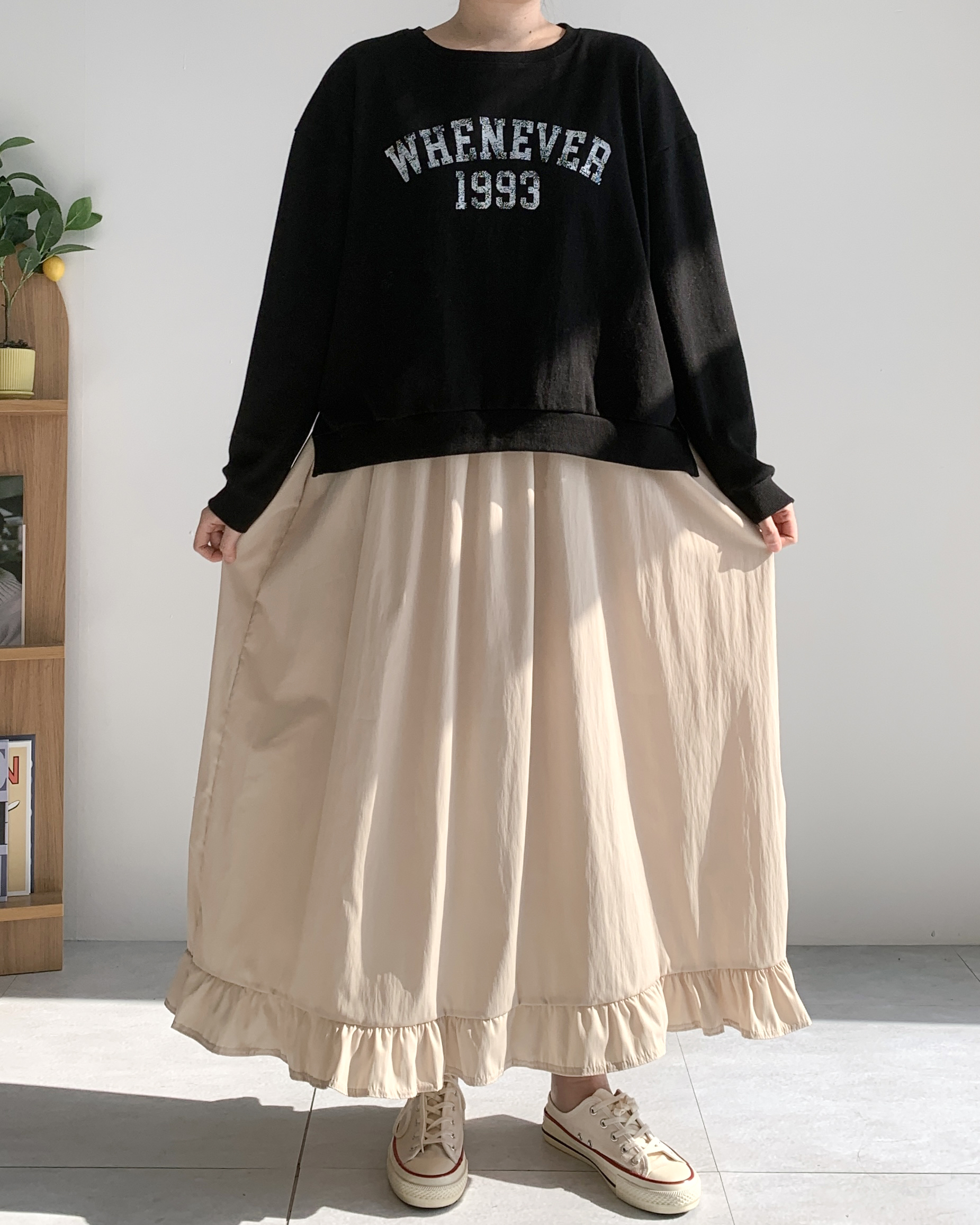 프릴 레이어드원피스 바스락원피스 뷔스티에원피스 이미지 6