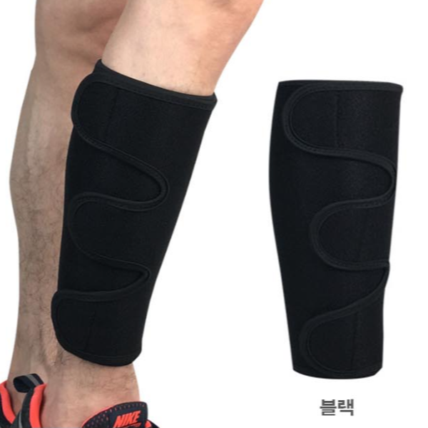 스포츠 축구 종아리 보호대 조절형 찍찍이 종아리 압박대 운동 헬스 - 상품 이미지